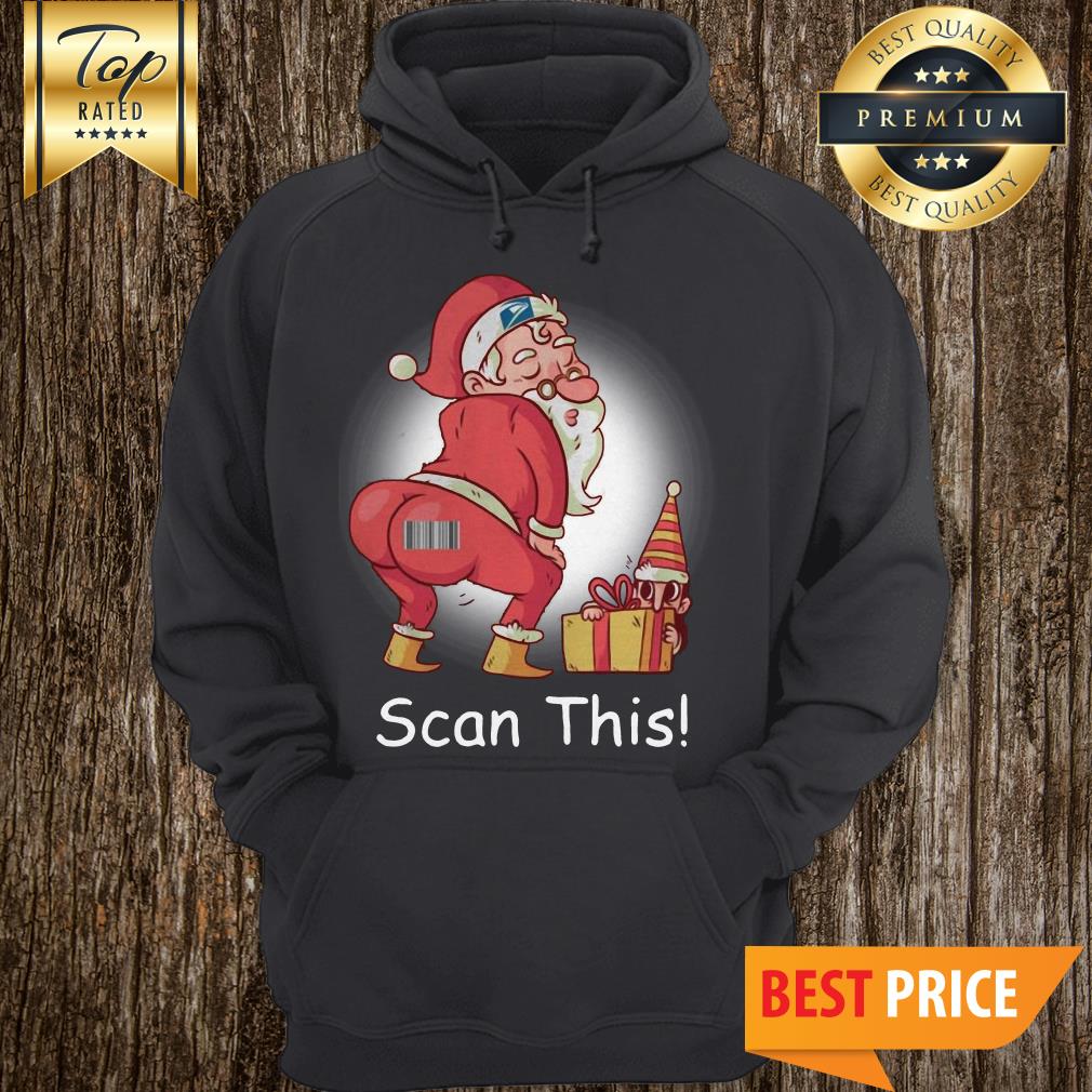 Christmas Santa Twerking Scan This Shirt