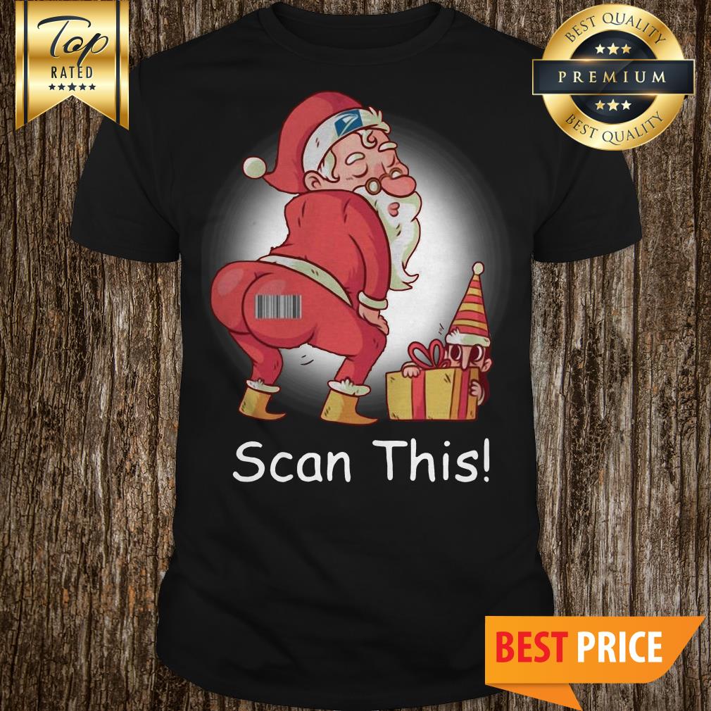 Christmas Santa Twerking Scan This Shirt