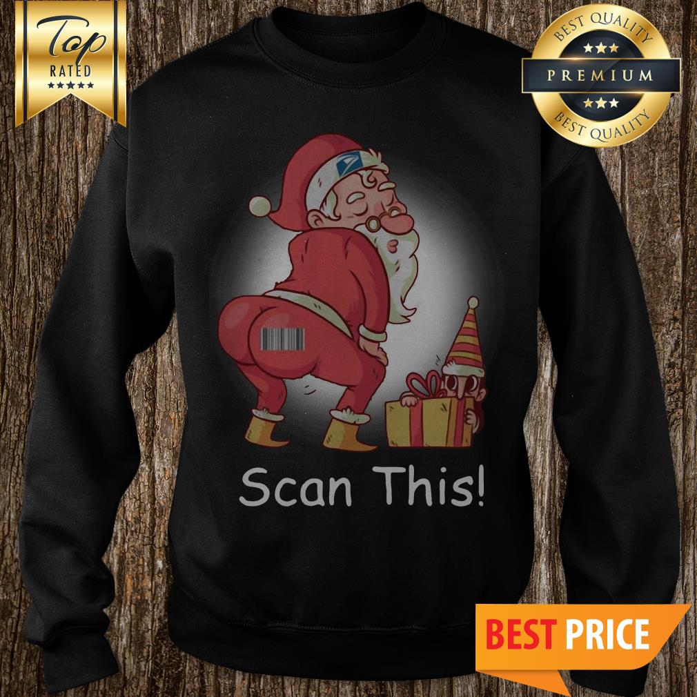 Christmas Santa Twerking Scan This Shirt
