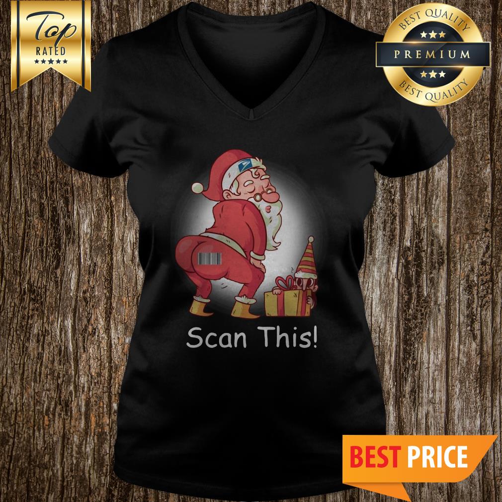 Christmas Santa Twerking Scan This Shirt
