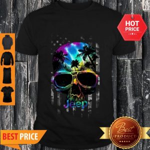 Official Skull Vacation Jeep American Flag Shirt