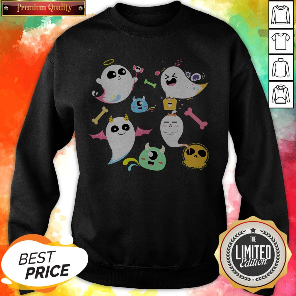 Cute Boo Little Cute Ghost Perfect This Halloween Shirt