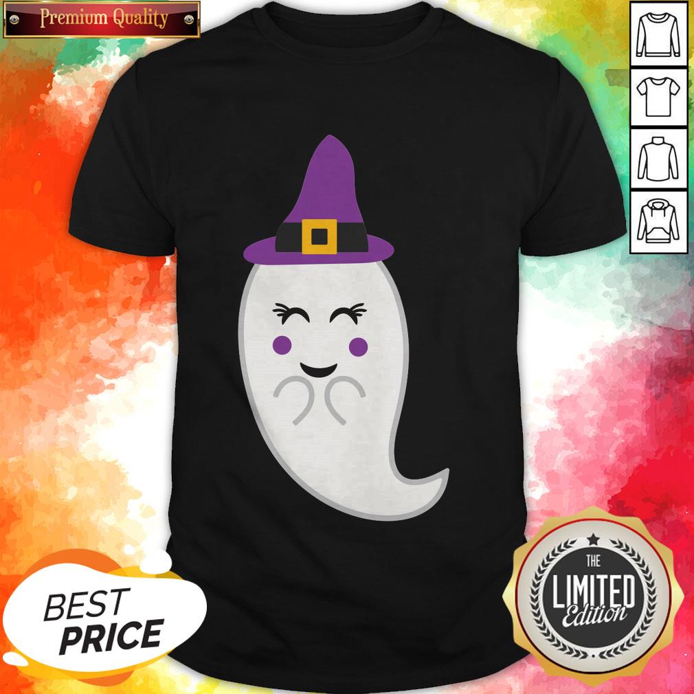 Cute Ghost With Hat Halloween Day 2020 Shirt