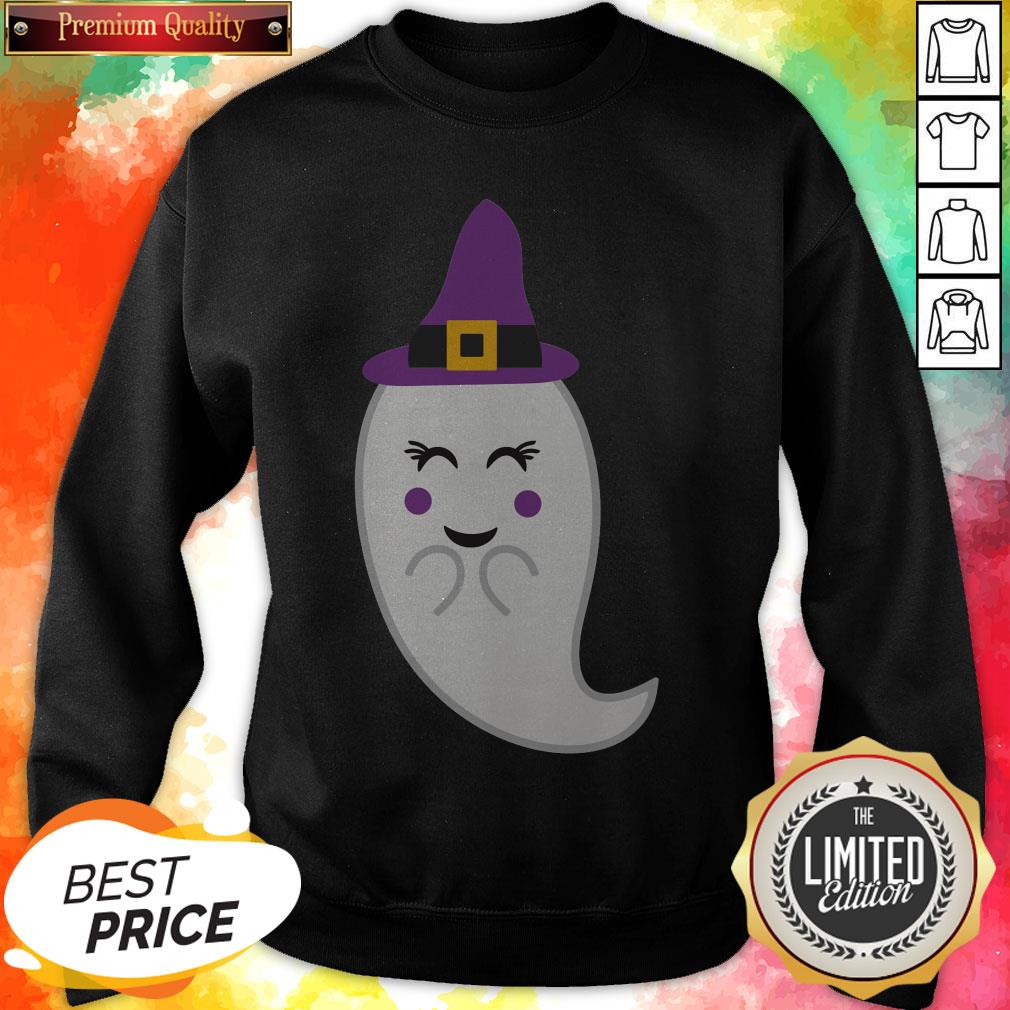 Cute Ghost With Hat Halloween Day 2020 Shirt
