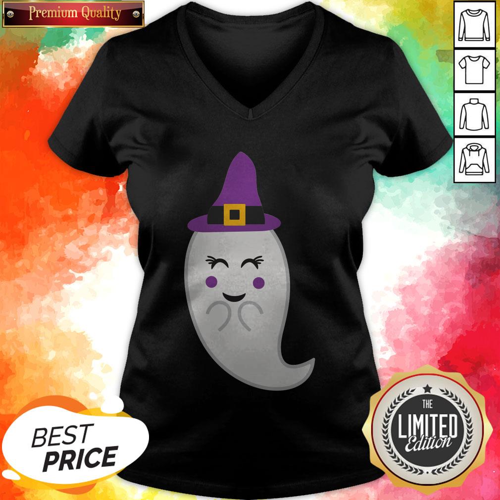 Cute Ghost With Hat Halloween Day 2020 Shirt