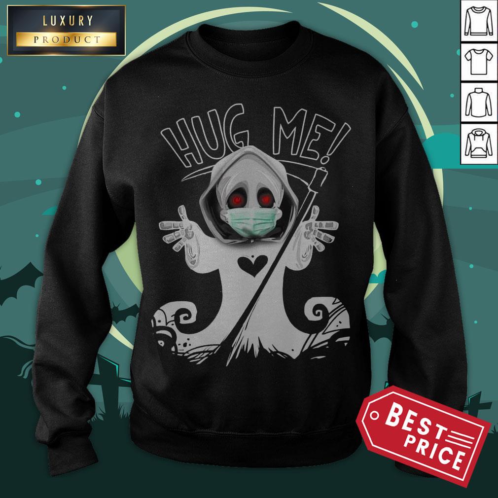 Cute Grim Reaper With Mask Halloween T-Shirt