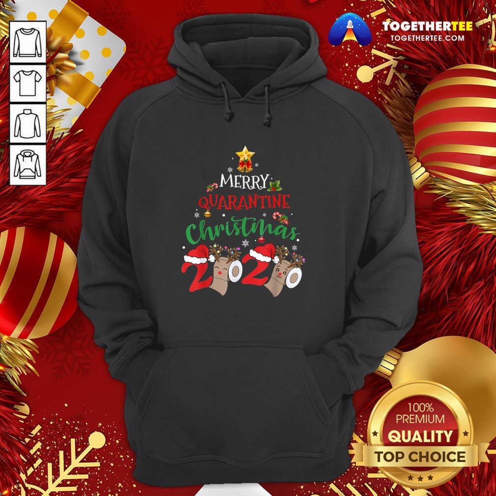 Cute Merry Quarantine Christmas 2020 Pajamas Matching Family Gift Shirt