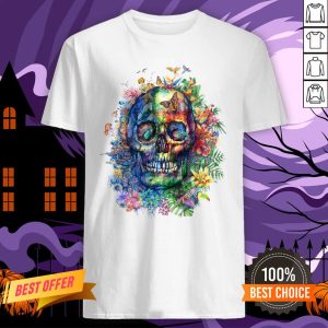 Sugar Skull Colorful Day Of The Dead Dia De Muertos Shirt