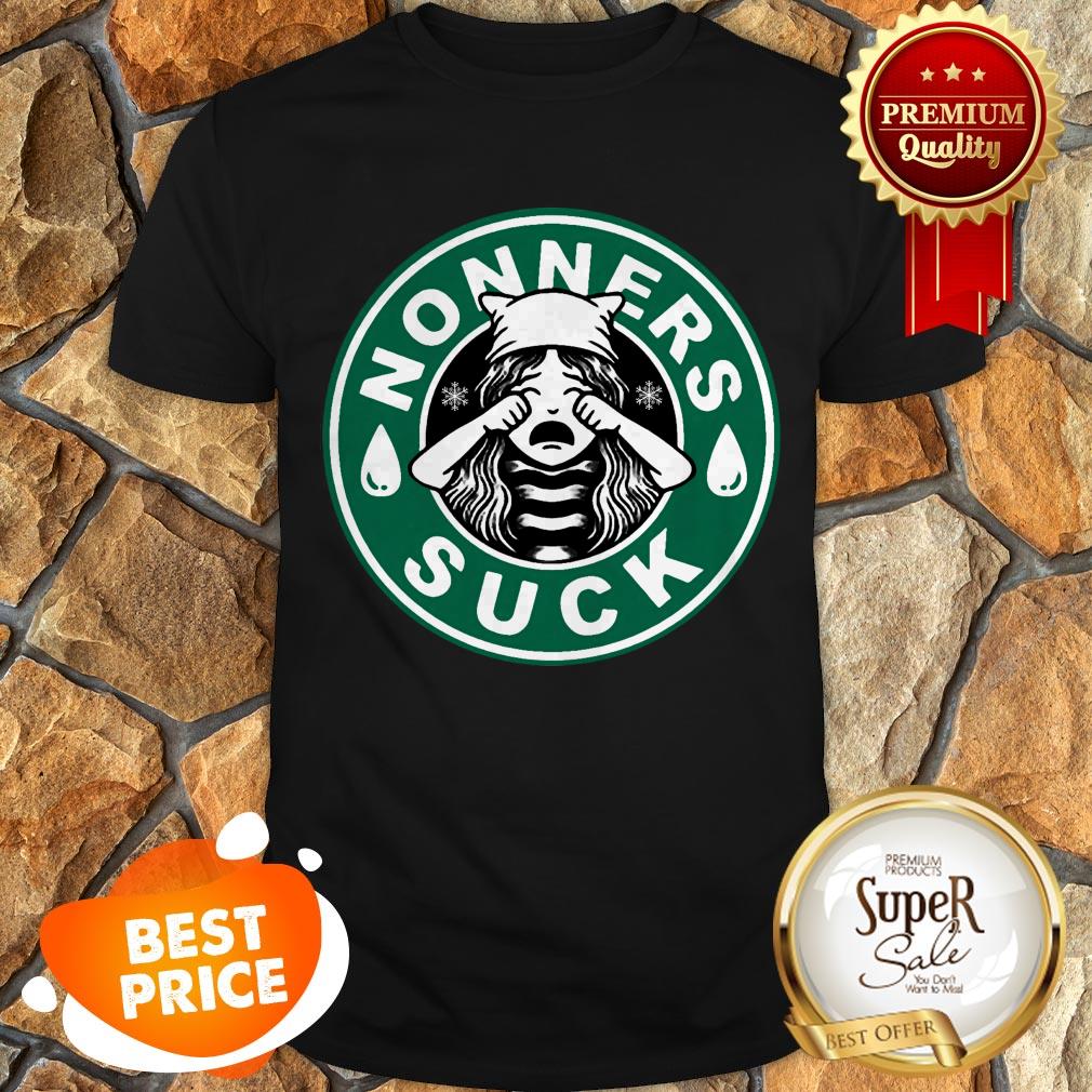 Nice Starbucks Logo Nonners Suck shirt