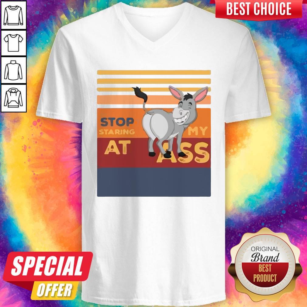 Donkey Stop Staring At My Ass Vintage Shirt