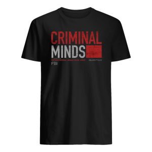 Criminal Minds Distressed BAU Quantico Lightweight Hooded Sweat shirt