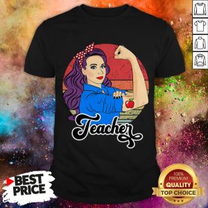 Teacher Female Strong Woman Appreciation Teaching Vintage T-Shirt