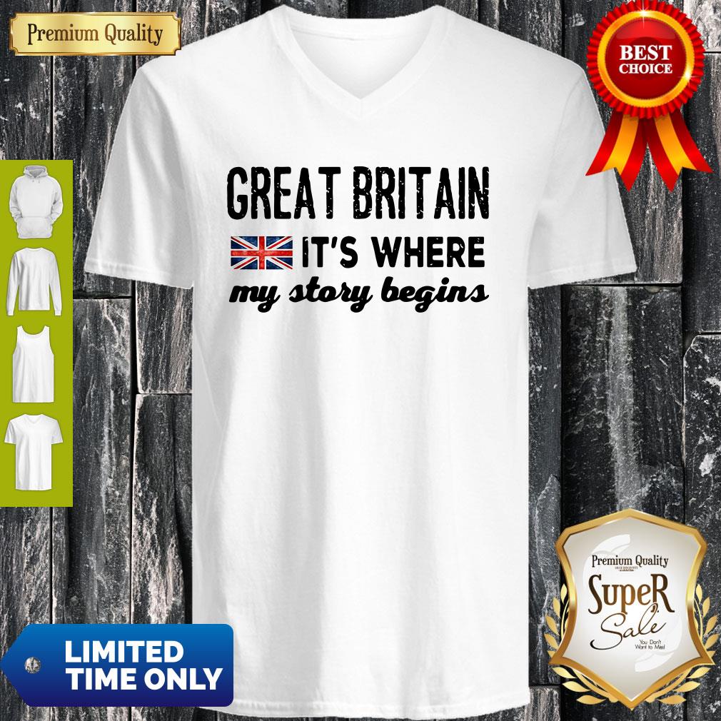 England Great Britain Its Where My Story Begins Shirt