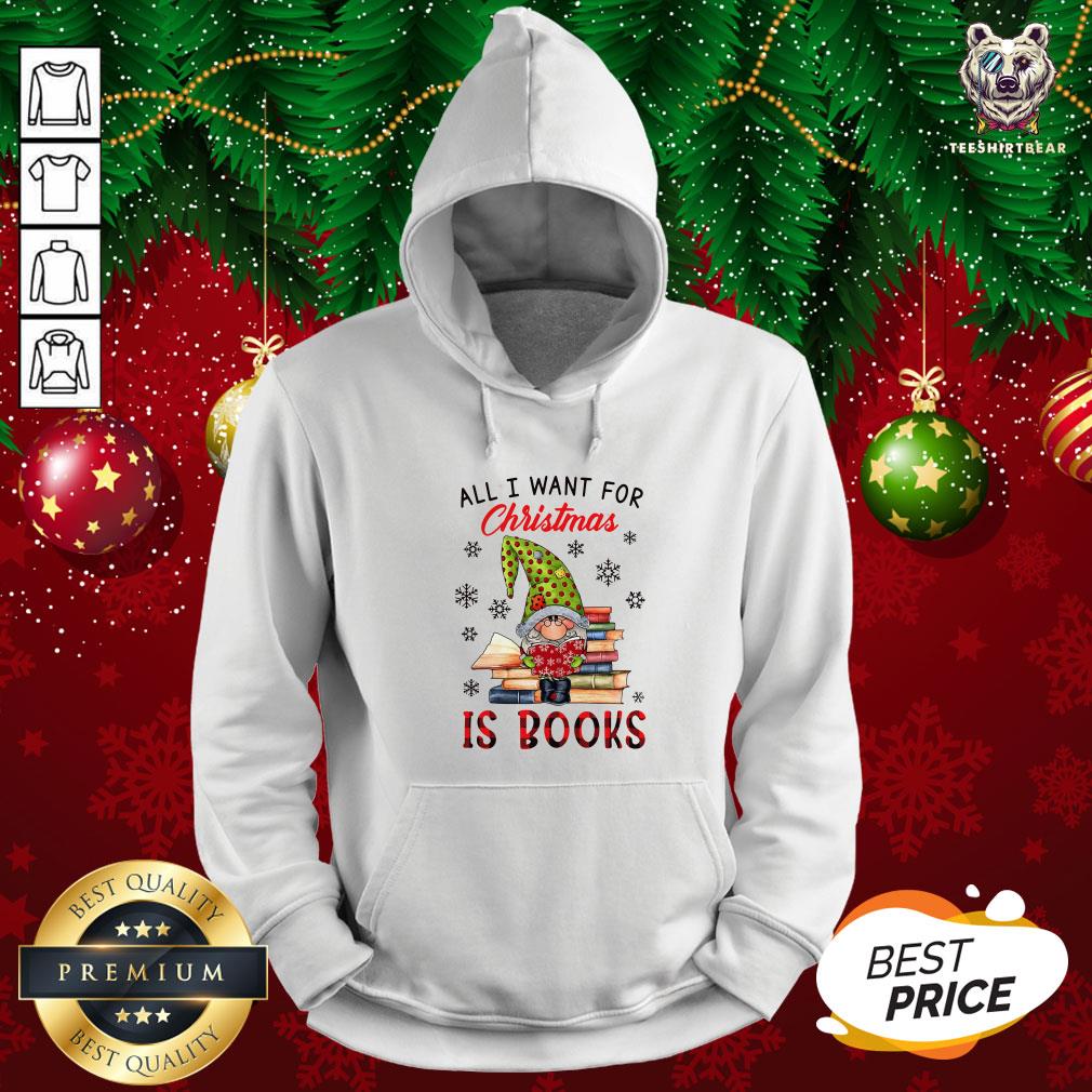Funny All I Want For Christmas Is Books Shirt
