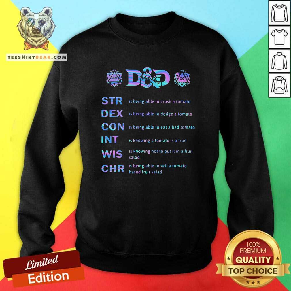 Funny Dad Str Dex Con Int Wis Chr Shirt