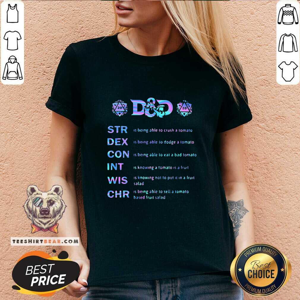 Funny Dad Str Dex Con Int Wis Chr Shirt