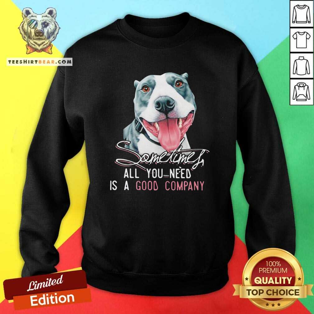 Funny Dog Sometimes All You Need Is A Good Company Shirt