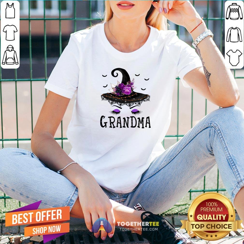Funny Grandma Witch Hat Halloween Shirt