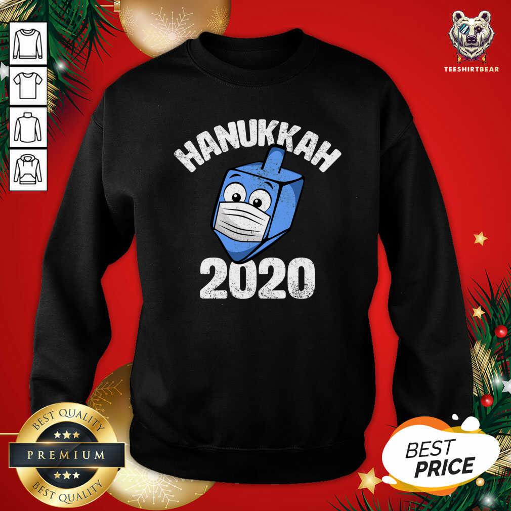 Funny Hanukkah 2020 Dreidel Wearing Face Mask Shirt