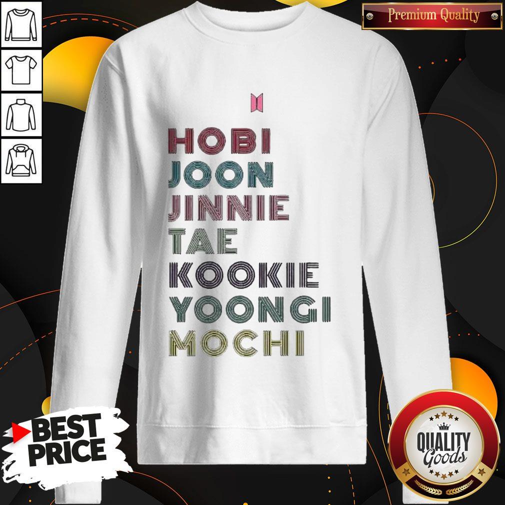 Funny Hobi Joon Jinnie Tae Kookie Yoongi Mochi Vintage Shirt