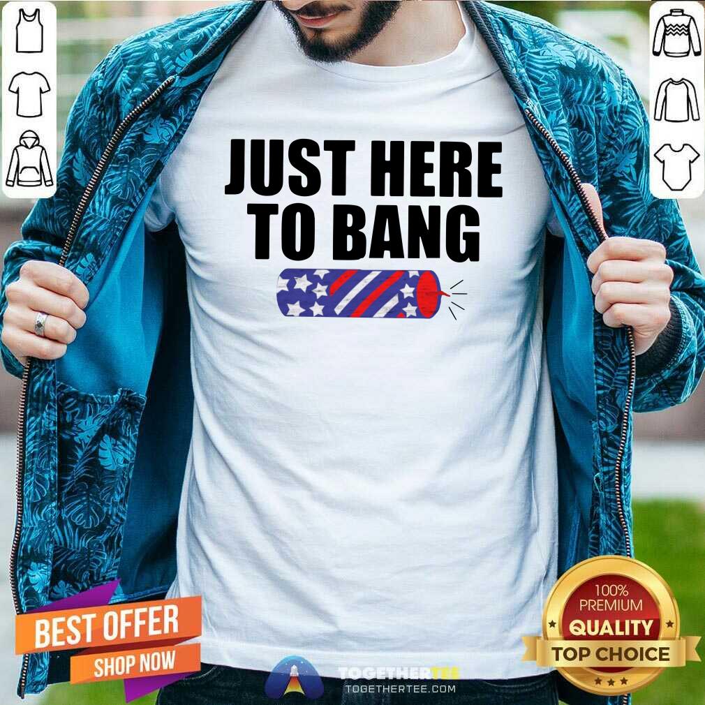 Funny Just Here To Bang Shirt