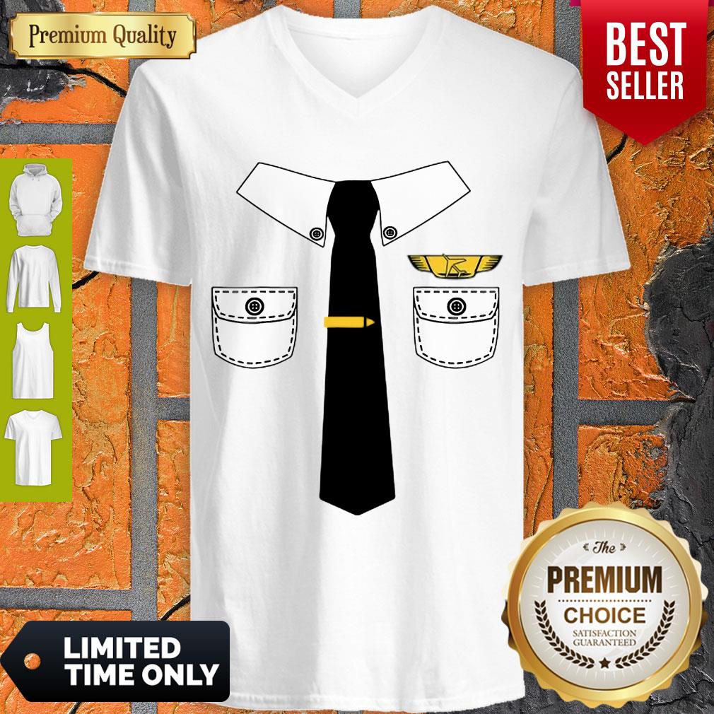 Funny Policeman Halloween Lazy Costume Scary Holiday Gift Shirt