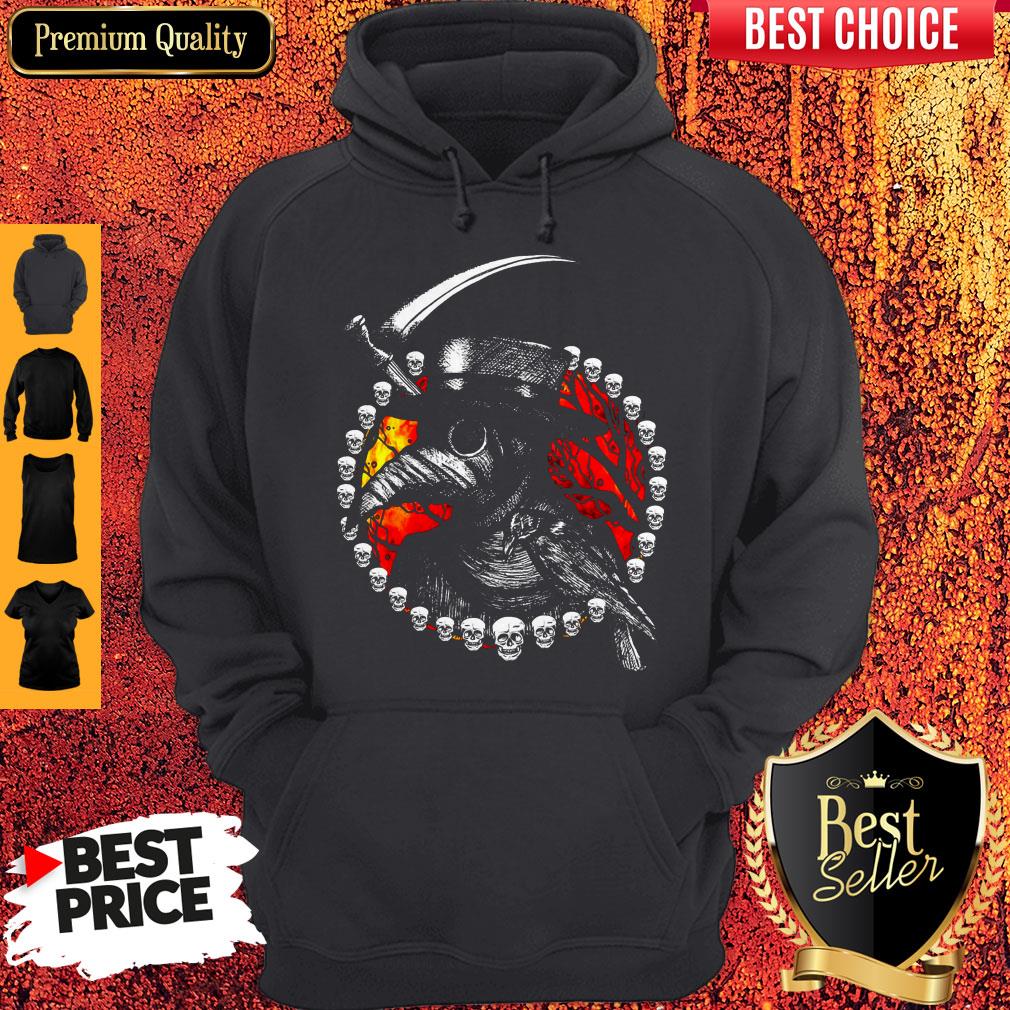 Funny Raven Skull Death Vintage Shirt