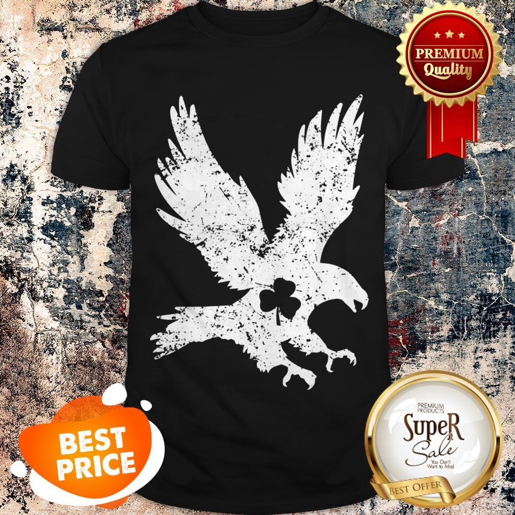 Funny Shamrock Eagle Lover Costume St Patrick Day Gift Shirt