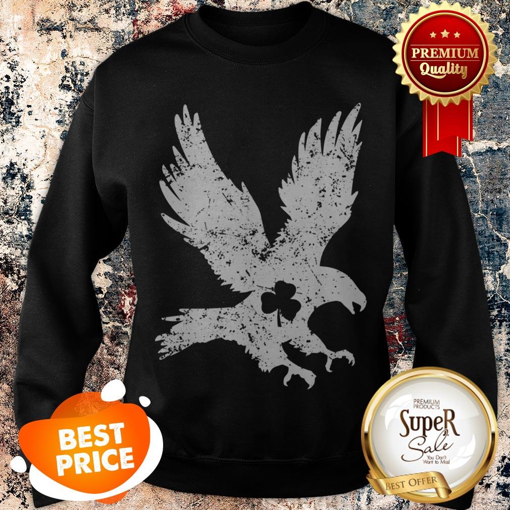 Funny Shamrock Eagle Lover Costume St Patrick Day Gift Shirt
