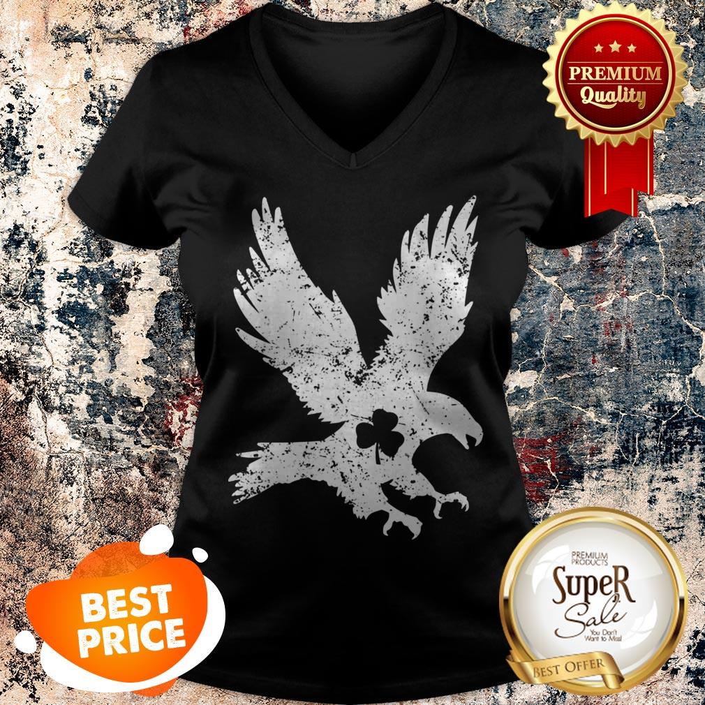 Funny Shamrock Eagle Lover Costume St Patrick Day Gift Shirt