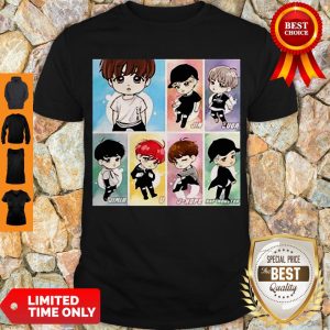 Cute Chibi BTS Band Member Shirt