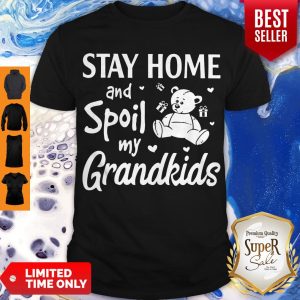 Cute Stay Home And Spoil My Grandkids Beer Shirt