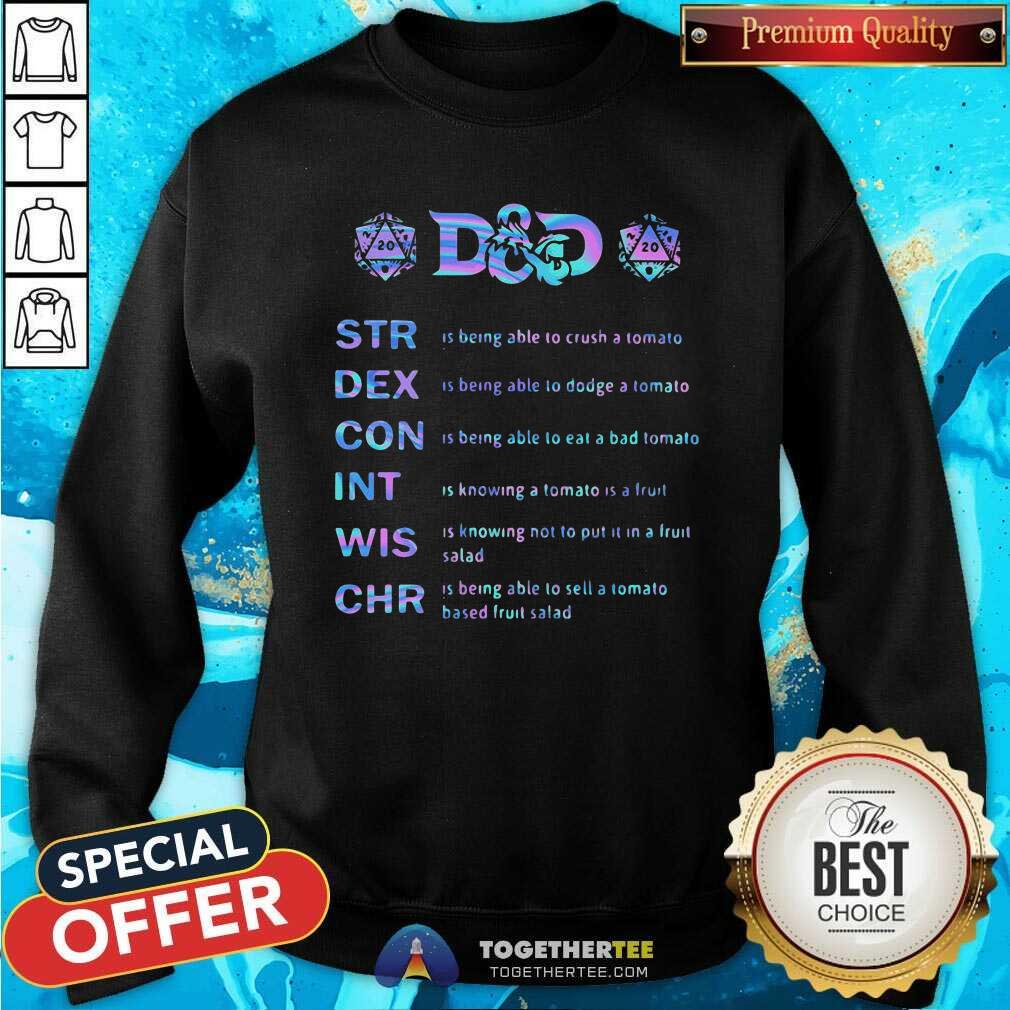 Good Dad Str Dex Con Int Wis Chr Shirt