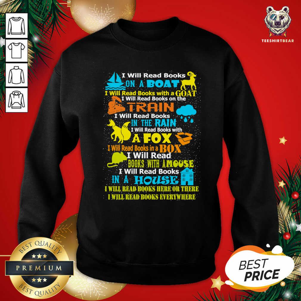 Good I Will Read Books On A Boat Everywhere Reading Shirt