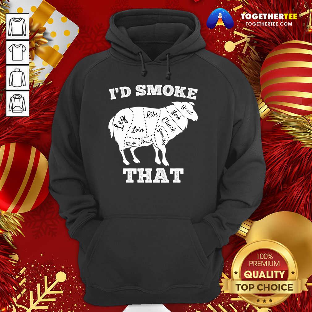 Good I'd Smoke That Lamb Funny Grilling Party Saying Vintage T-Shirt