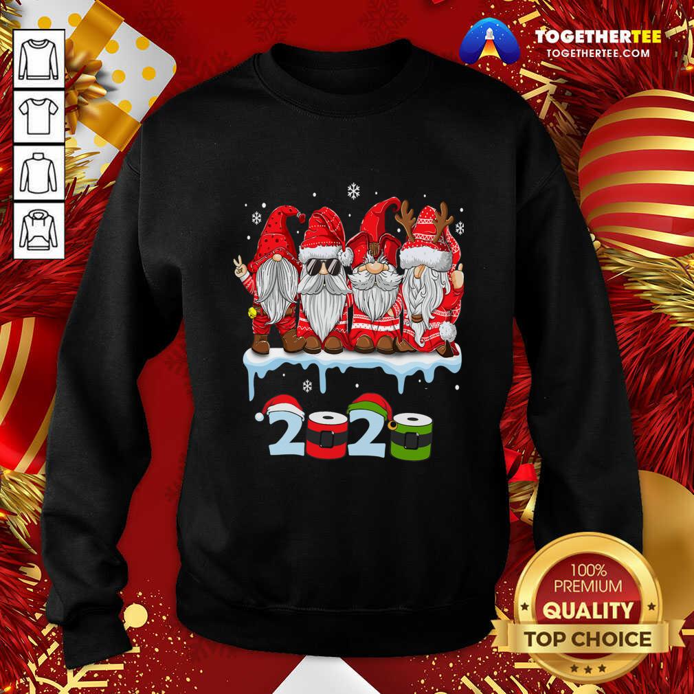 Good Merry Christmas Gnomes Wear Mask 2020 Quarantine Xmas Shirt