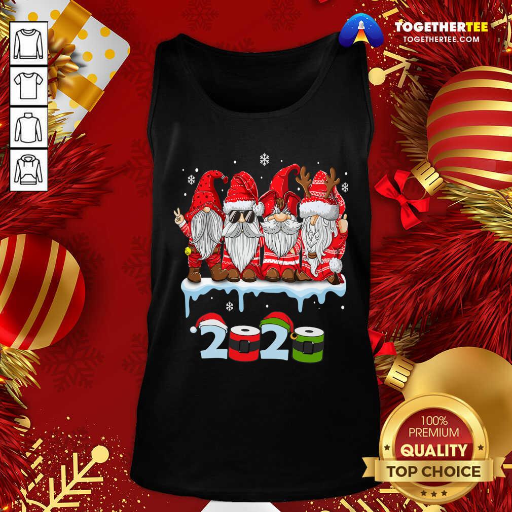 Good Merry Christmas Gnomes Wear Mask 2020 Quarantine Xmas Shirt