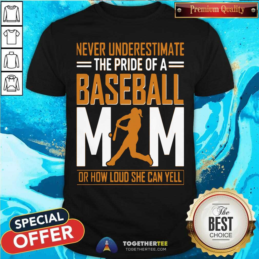 Good MIM De Baseball Quel Point Elle Peut Crier Fort Tata Shirt