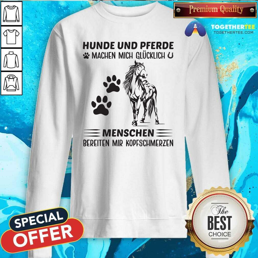 Grateful Hunde Und Prerde Menschen Horse Shirt