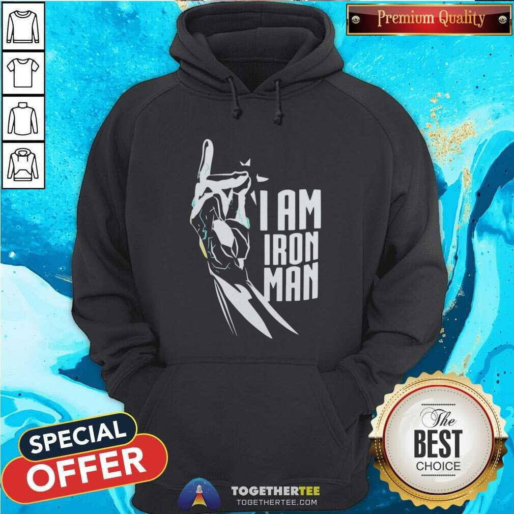 Grateful I Am Iron Man Gauntlet Shirt