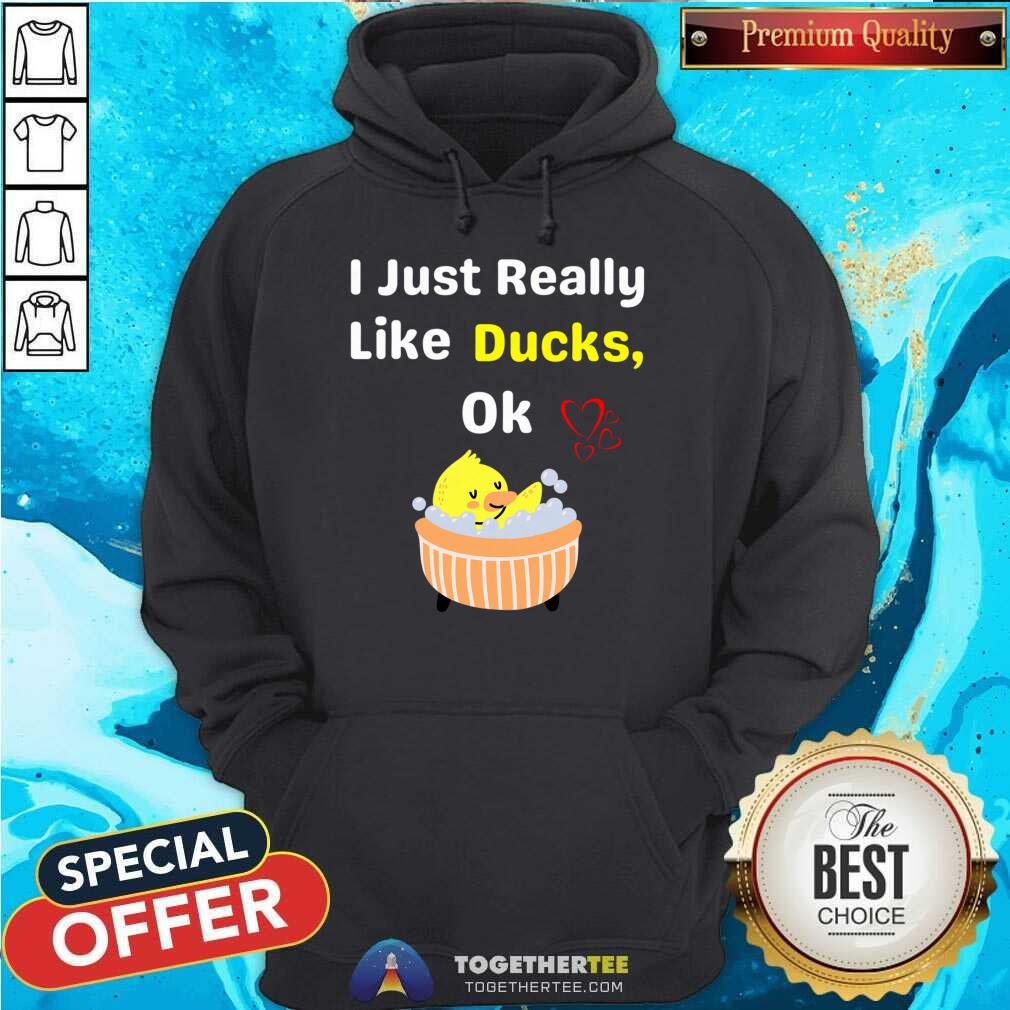 Great Valentine'S Day For Girls I Just Really Like Ducks Ok Essential T-Shirt