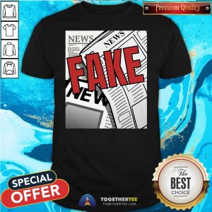 Good Fake News Halloween Costume Front And Back Shirt