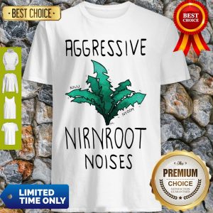 Nice Aggressive Nirnroot Noises Fitted Scoop Shirt