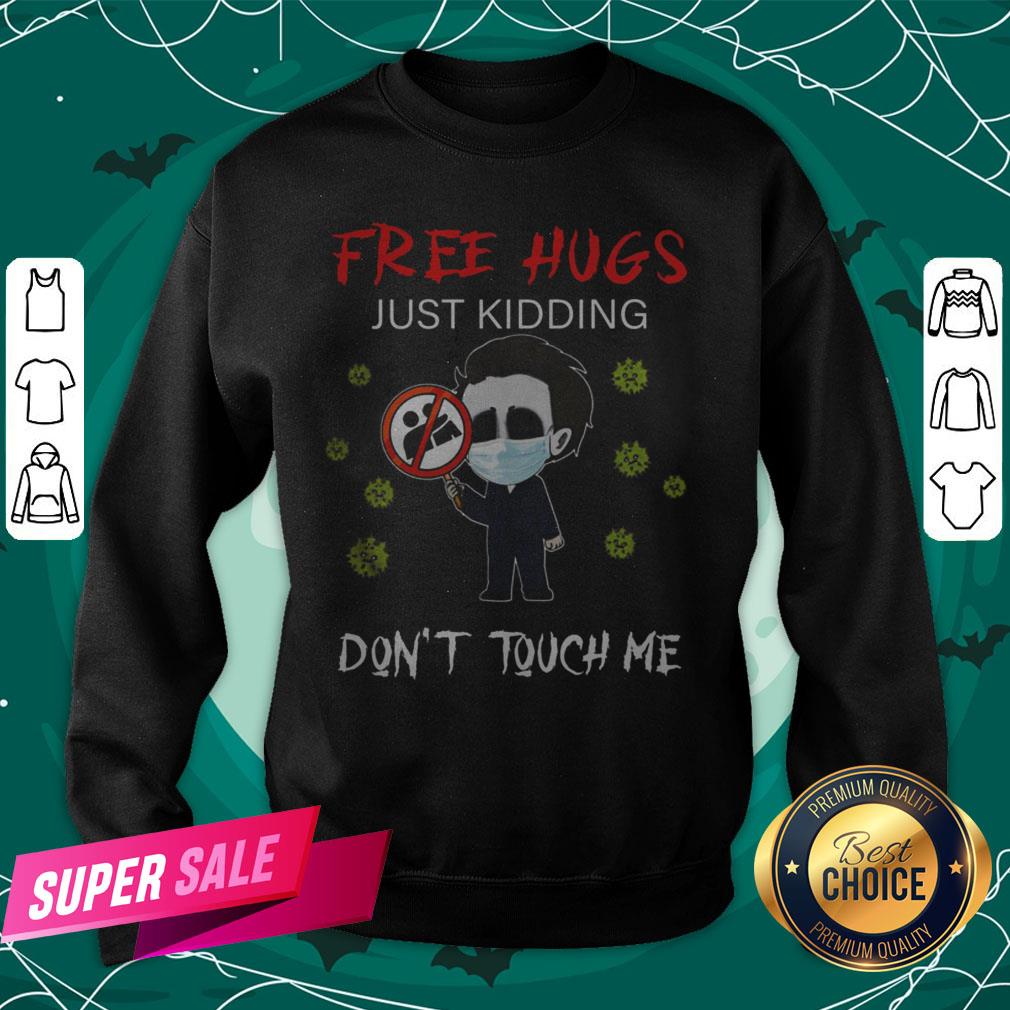 Halloween Jason Voorhees Chibi Free Hugs Just Kidding Don't Touch Me Shirt