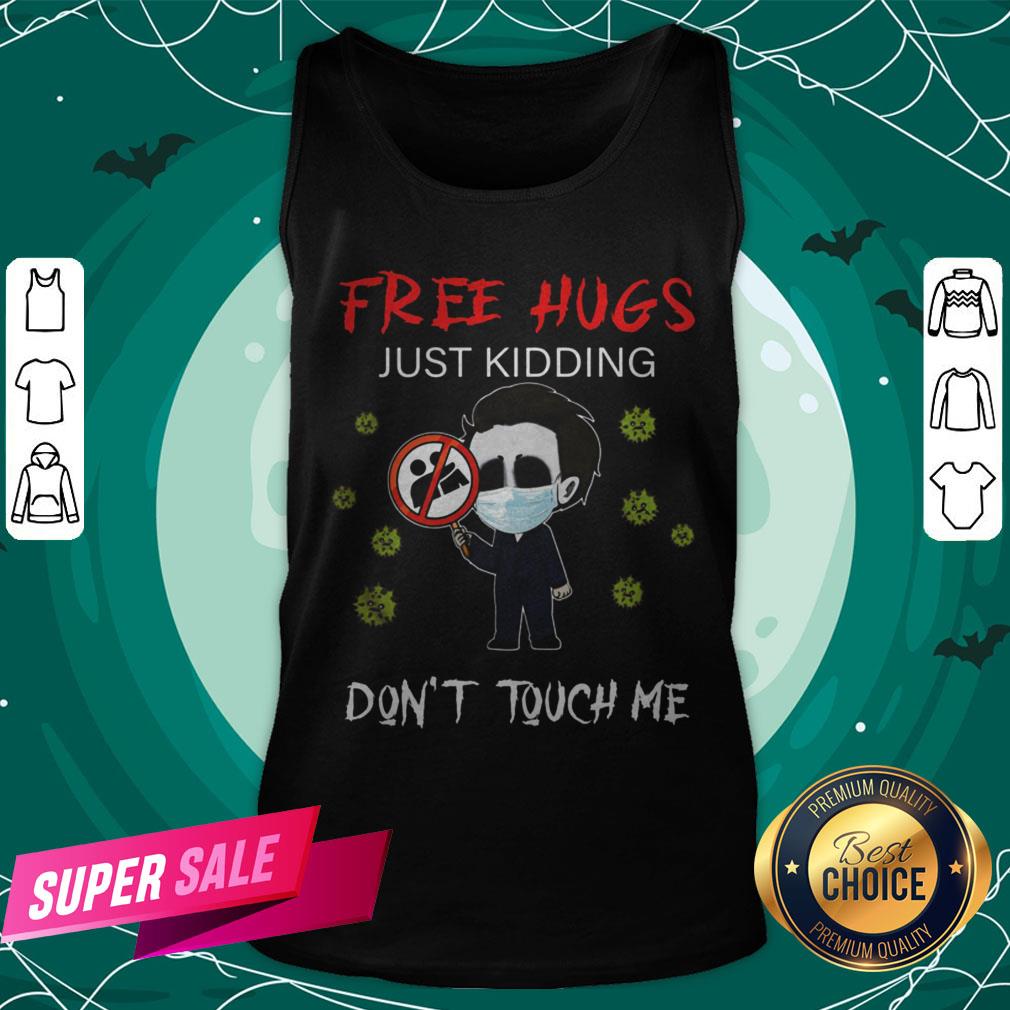Halloween Jason Voorhees Chibi Free Hugs Just Kidding Don't Touch Me Shirt