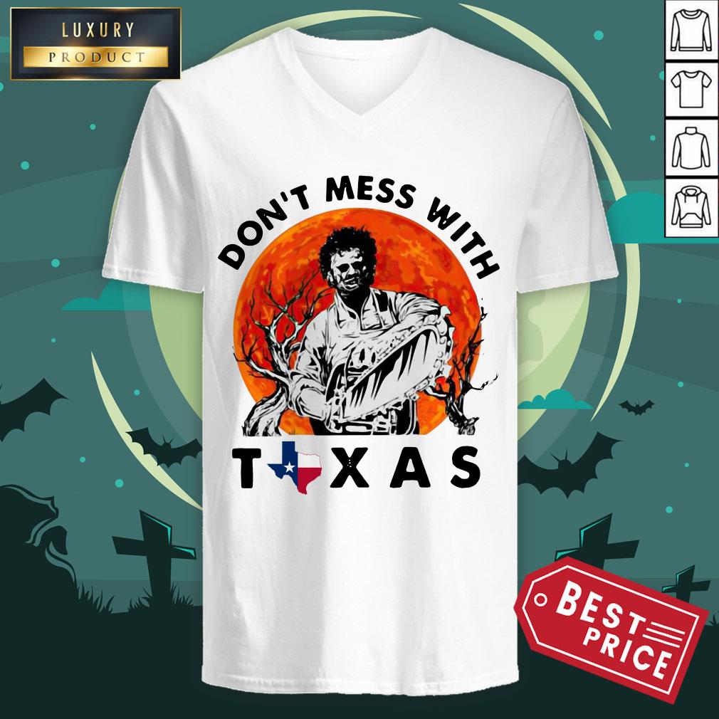 Halloween Leatherface Don’t Mess With Texas Shirt