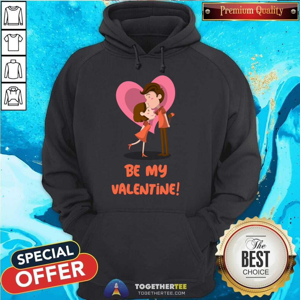 Happy Be My Valentine Happy Couple Valentines Day T-Shirt