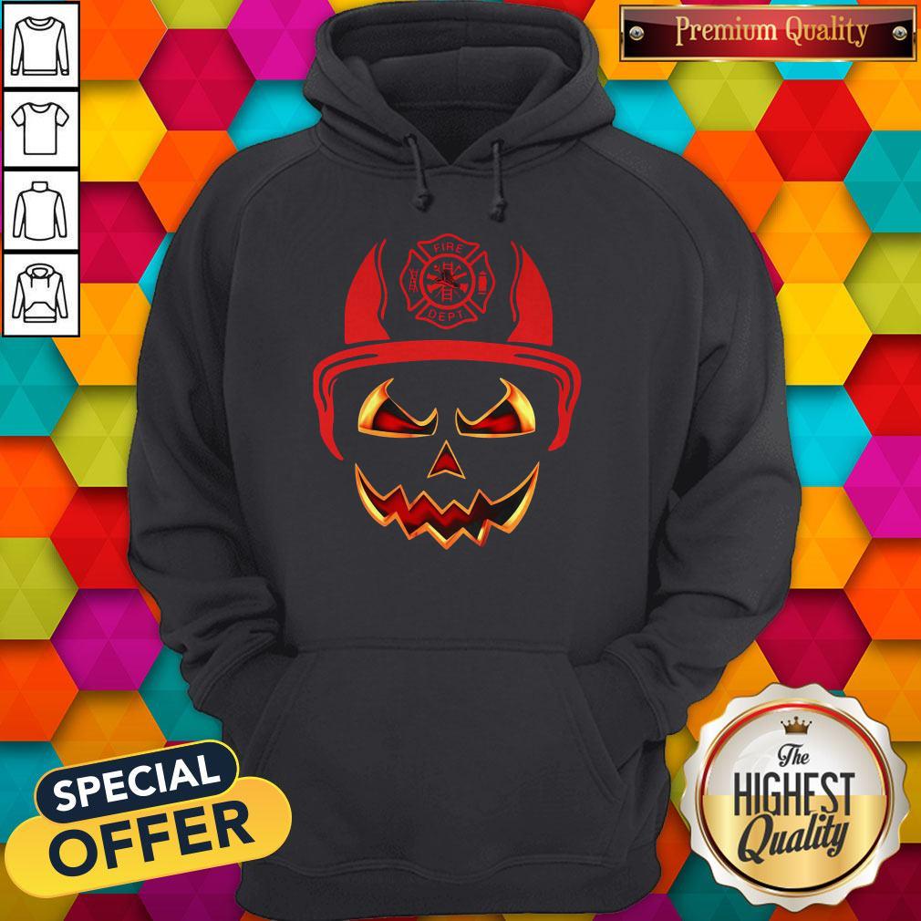 Happy Halloween Skull Firefighter Shirt