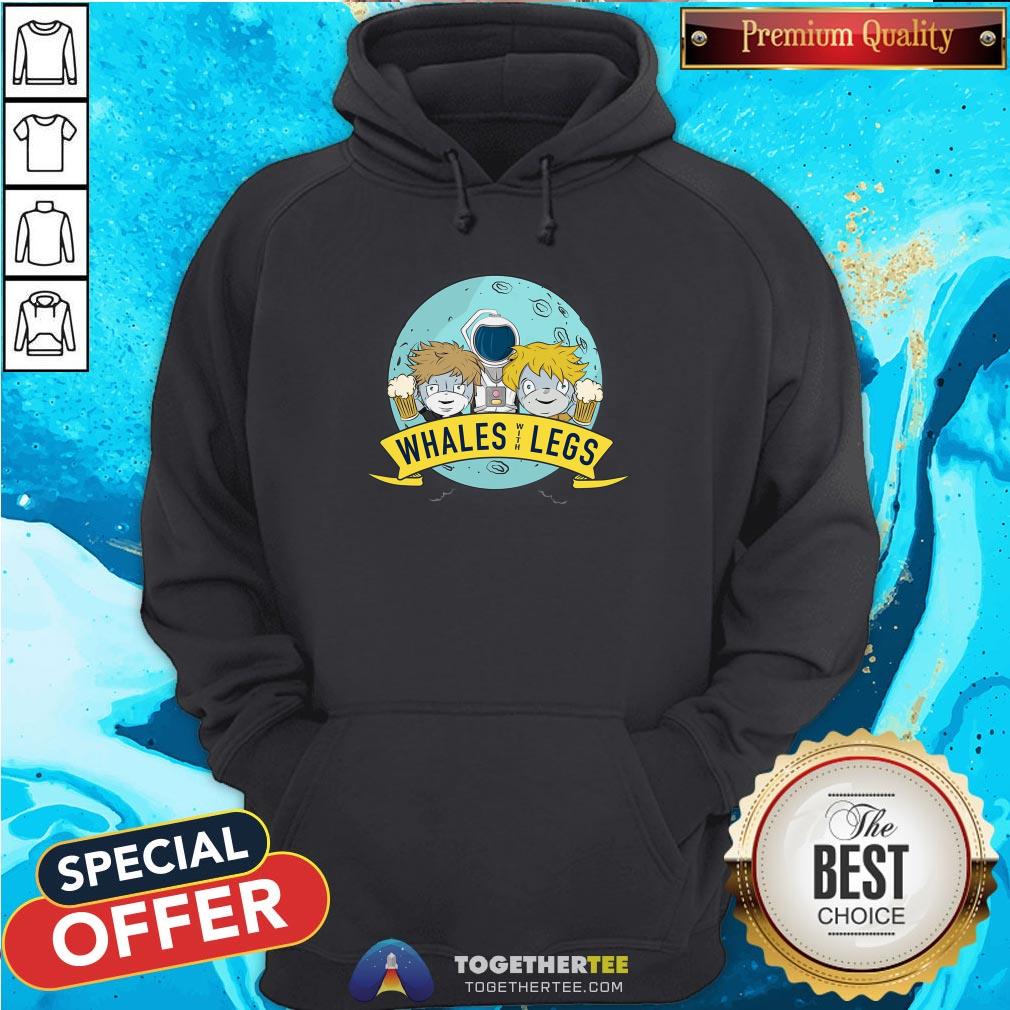 Happy Whales With Legs Illustration Shirt