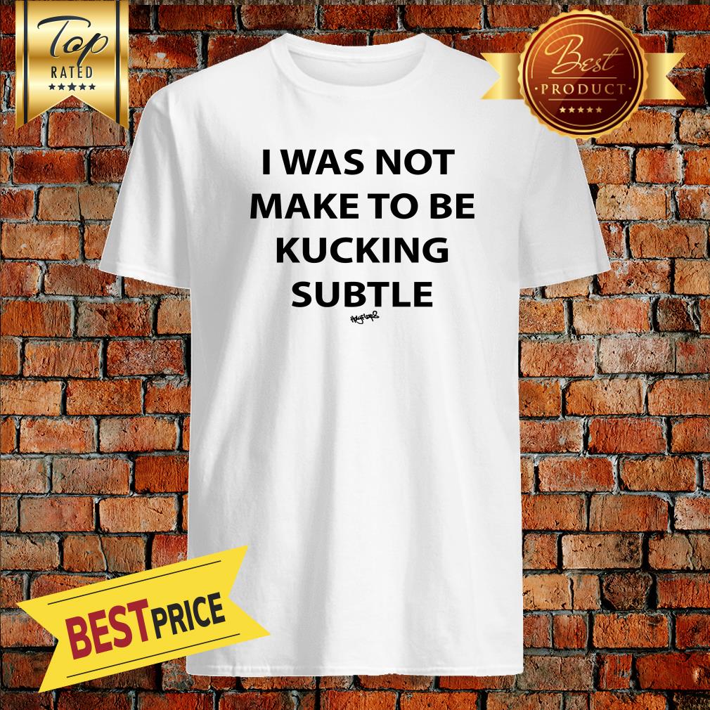 Holy Flaps I Was Not Made To Be Fucking Subtle Canvas Cushion Cover Shirt